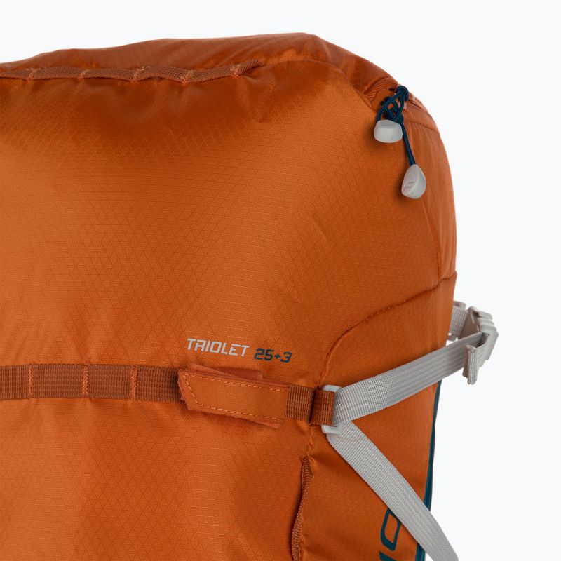 Ferrino Bergsteigerrucksack Triolet 25 + 3 l orange 75656MAA 4
