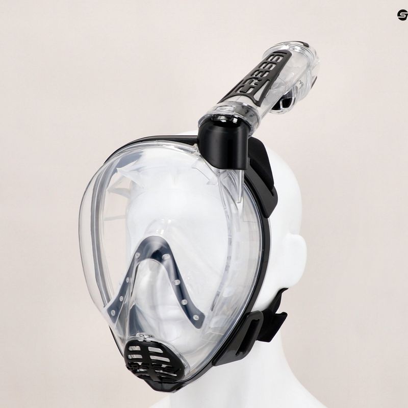 Cressi Duke Dry Vollgesichtsmaske zum Schnorcheln schwarz XDT000050 6