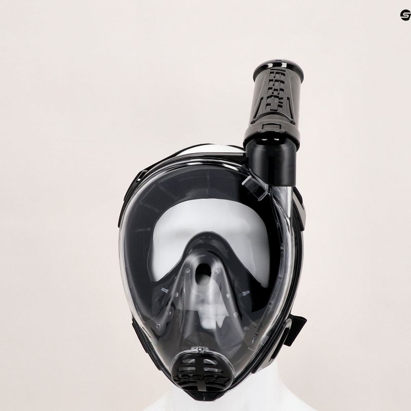 Cressi Baron Vollgesichtsmaske zum Schnorcheln schwarz XDT025050 4