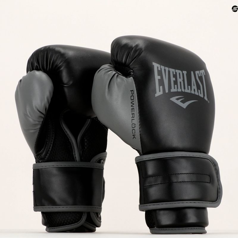 EVERLAST Powerlock Pu Herren Boxhandschuhe schwarz EV2200 7