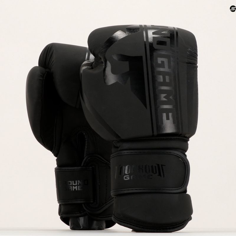 GroundGame Stripe Boxhandschuhe schwarz 21BOXGLOSTRBL10 9