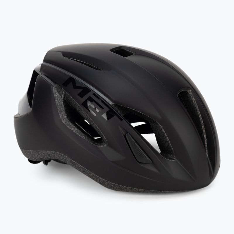 MET Strale Fahrradhelm schwarz 3HM107MONO1
