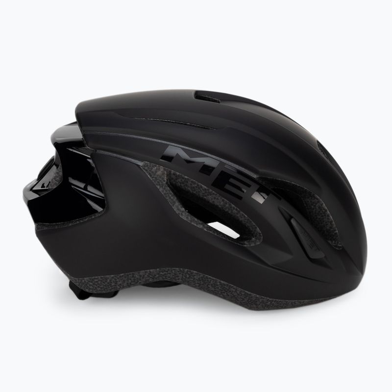 MET Strale Fahrradhelm schwarz 3HM107MONO1 3
