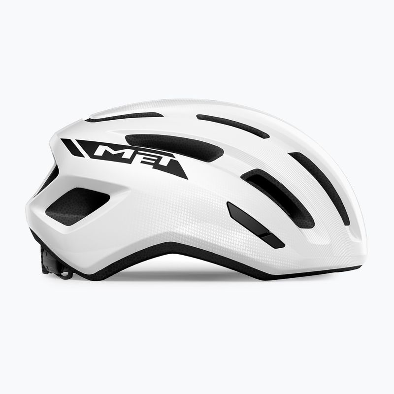 Fahrrad Helm MET Miles white glossy 3