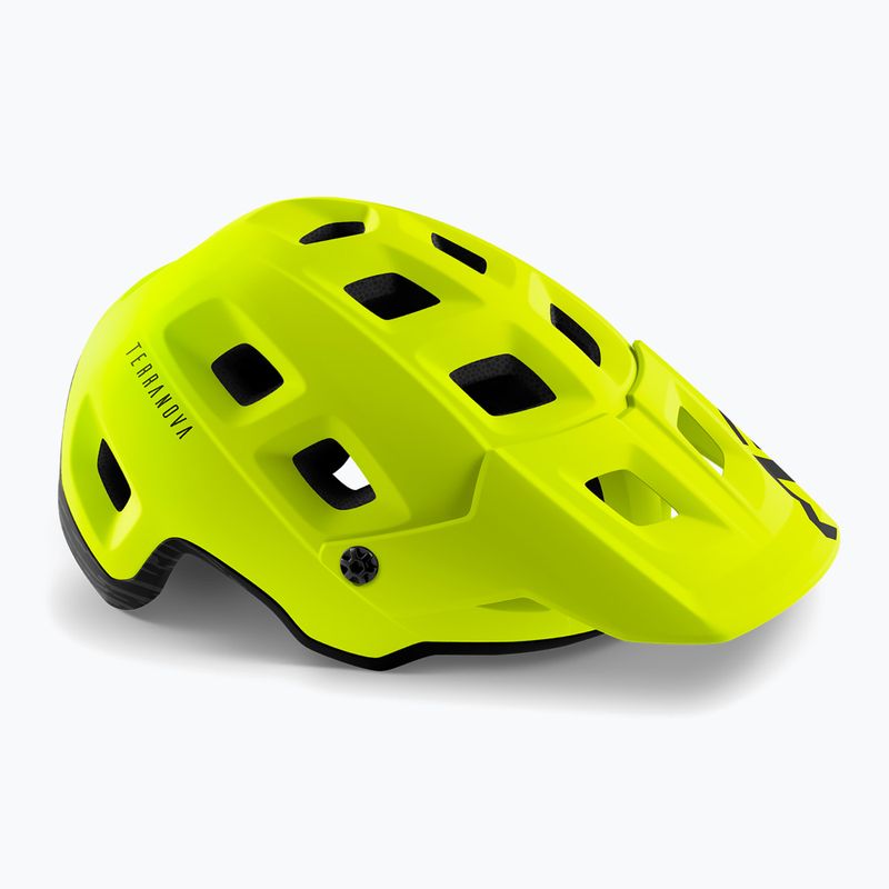 Fahrrad Helm MET Terranova yellow 6