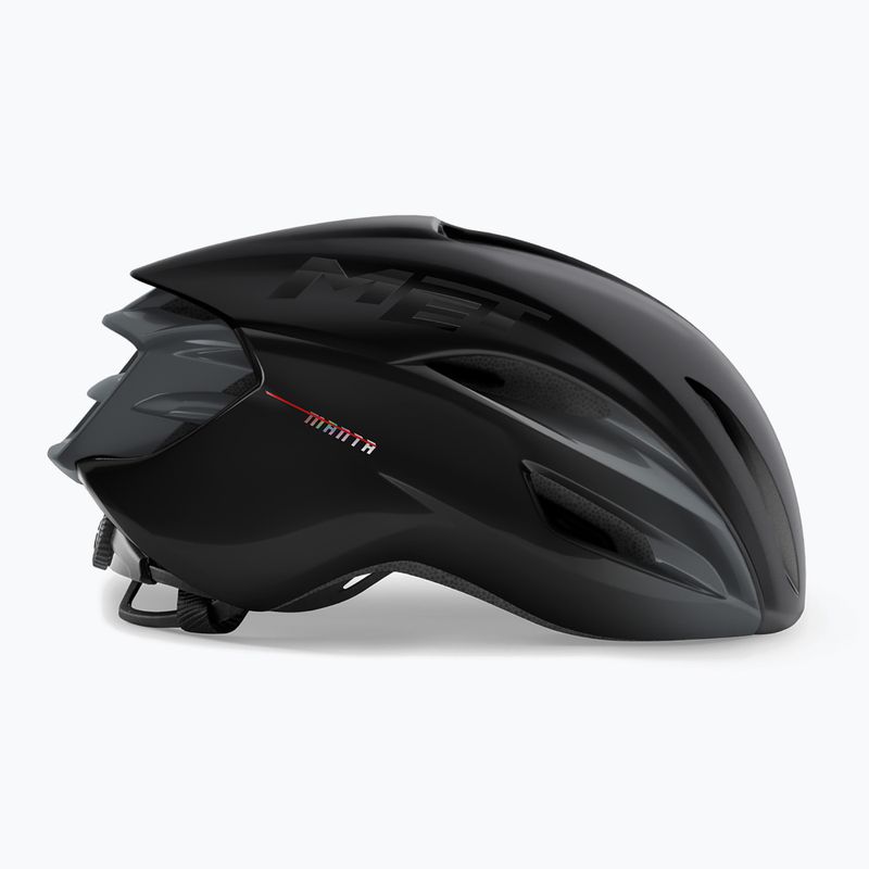 MET Manta MIPS Fahrradhelm schwarz matt glänzend 2