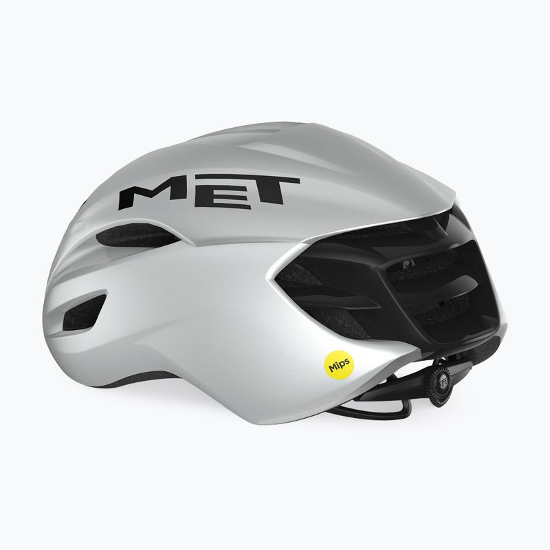 Fahrradhelm MET Manta MIPS white holographic glossy 2
