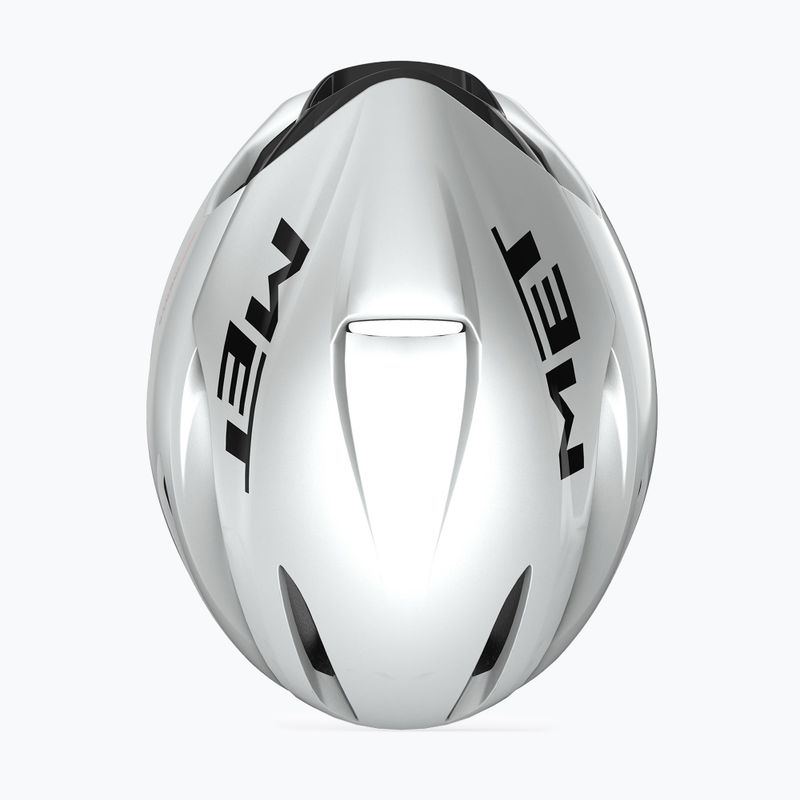 Fahrradhelm MET Manta MIPS white holographic glossy 4