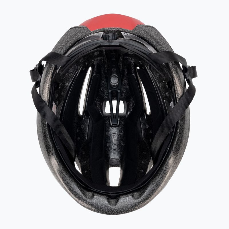 MET Strale Fahrradhelm schwarz-rot 3HM107CE00MNR4 5