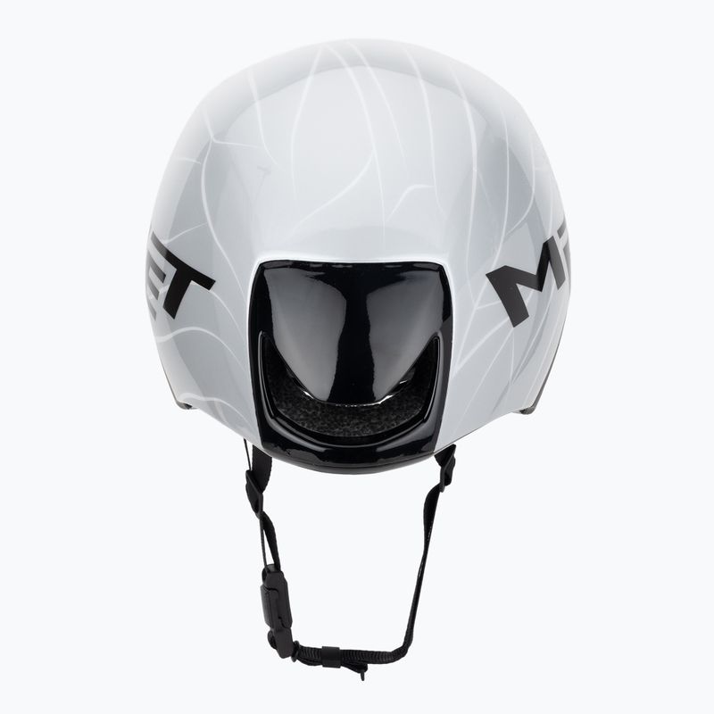 Fahrradhelm MET Codatronica white/silver matte glossy 4