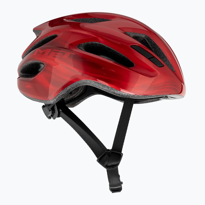 Fahrrad Helm MET Idolo red metallic glossy 4