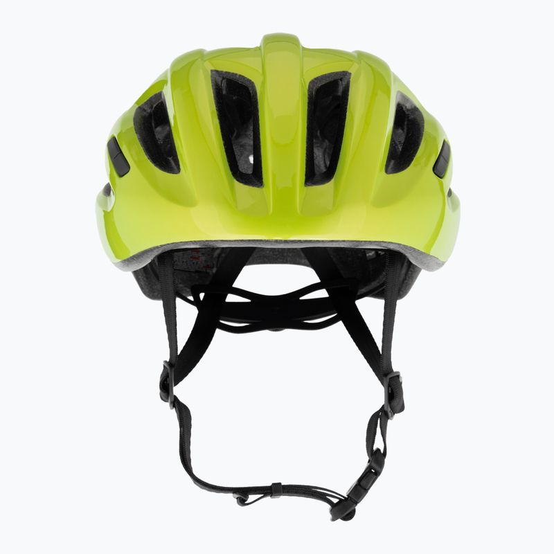 Fahrrad Helm MET Idolo lime yellow metallic glossy 2