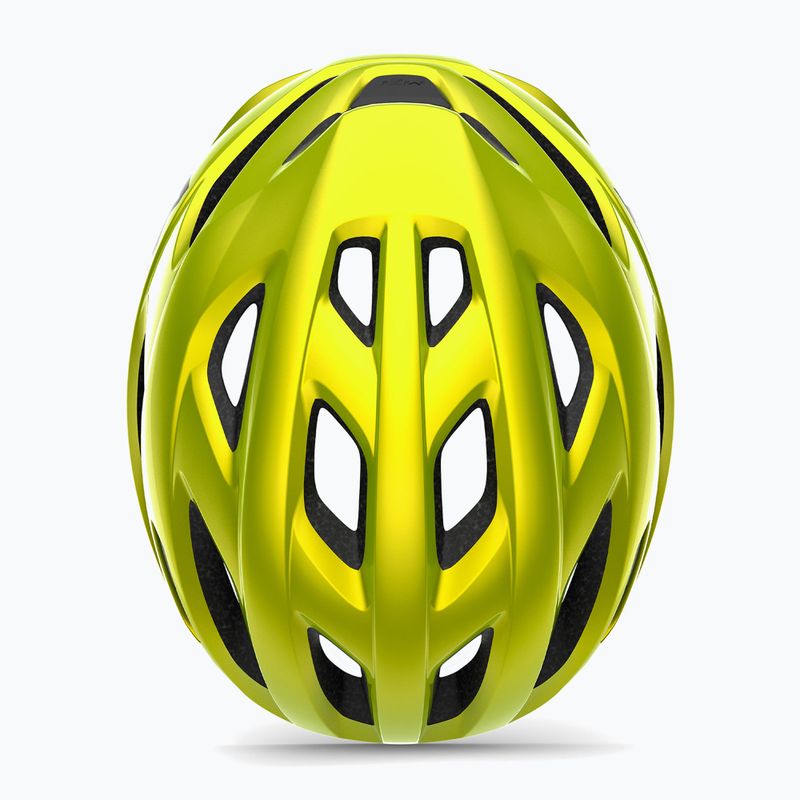 Fahrrad Helm MET Idolo lime yellow metallic glossy 7