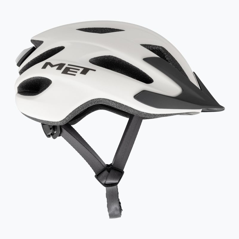 Fahrrad Helm MET Crossover white matt 4