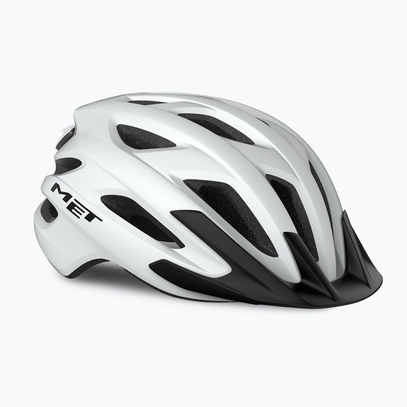 Fahrrad Helm MET Crossover white matt 6