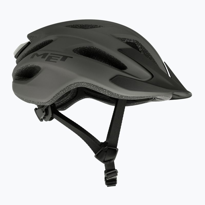 Fahrrad Helm MET Crossover titanium matt 4