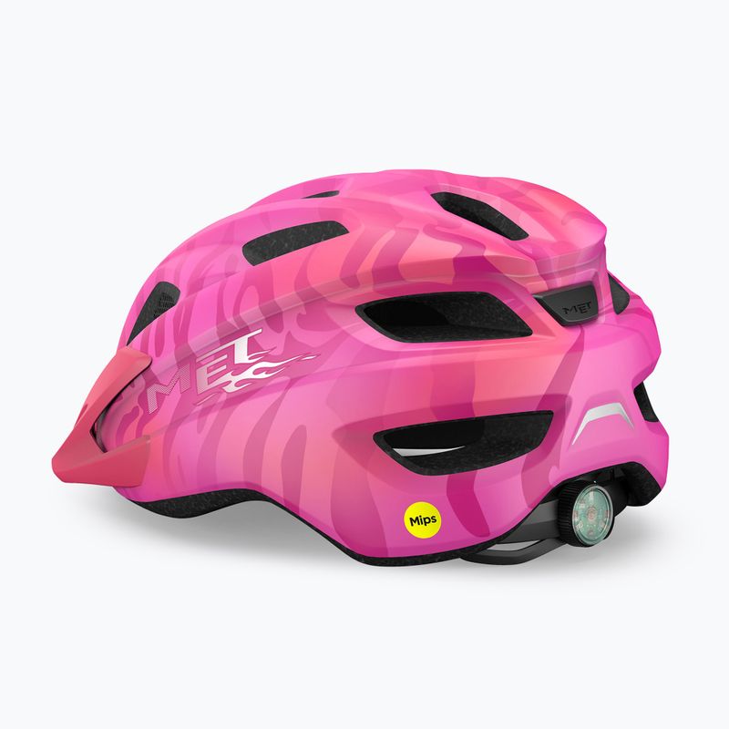Fahrradhelm Kinder MET Crackerjack Mips pink Matt 2