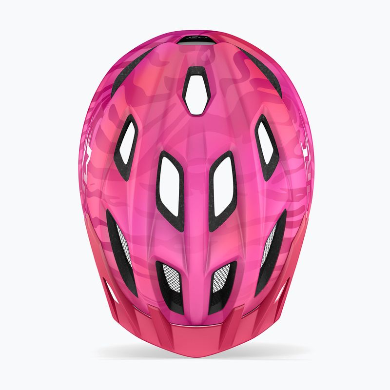 Kinder-Fahrradhelm MET Crackerjack Mips pink matt 4