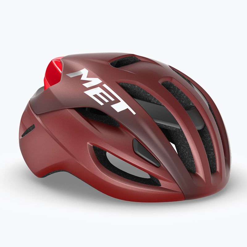 MET Fahrradhelm Rivale II Mips rot dahlia matt