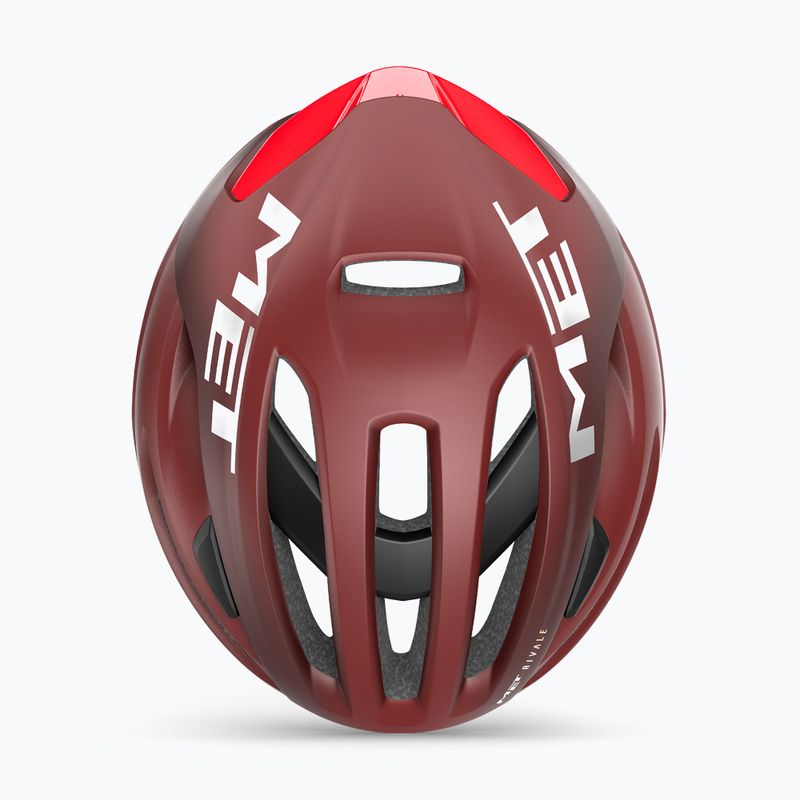 MET Fahrradhelm Rivale II Mips rot dahlia matt 4