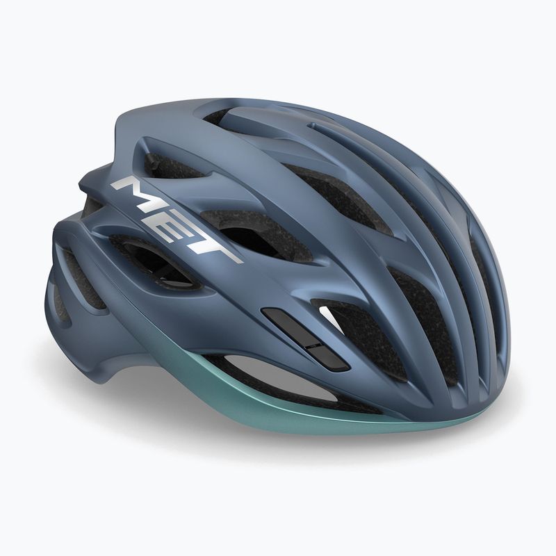 Fahrrad Helm MET Estro Mips navy/teal matt 6