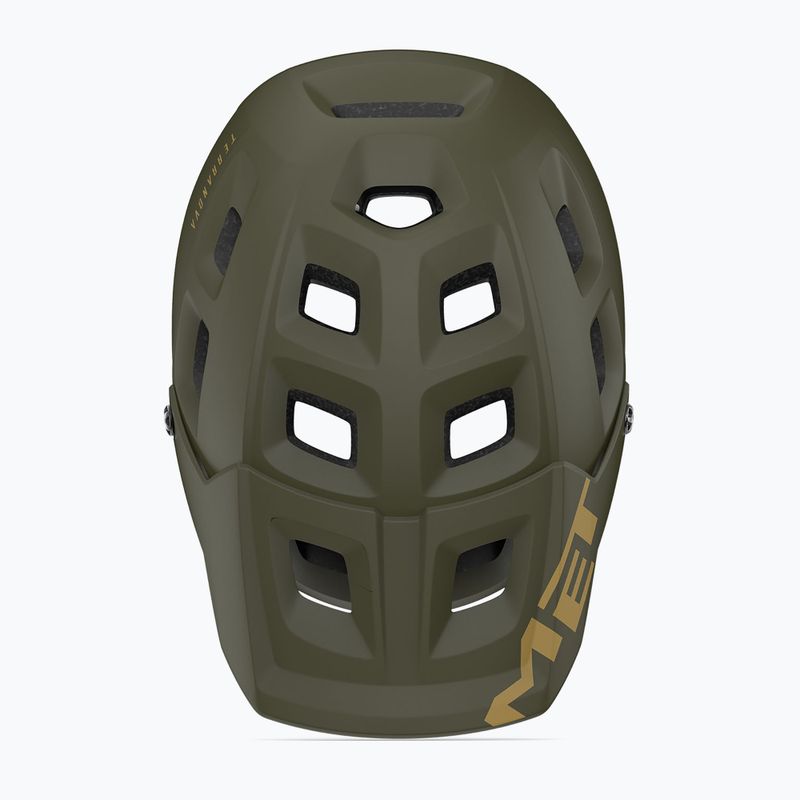 MET Fahrradhelm Terranova dunkeloliv matt 4
