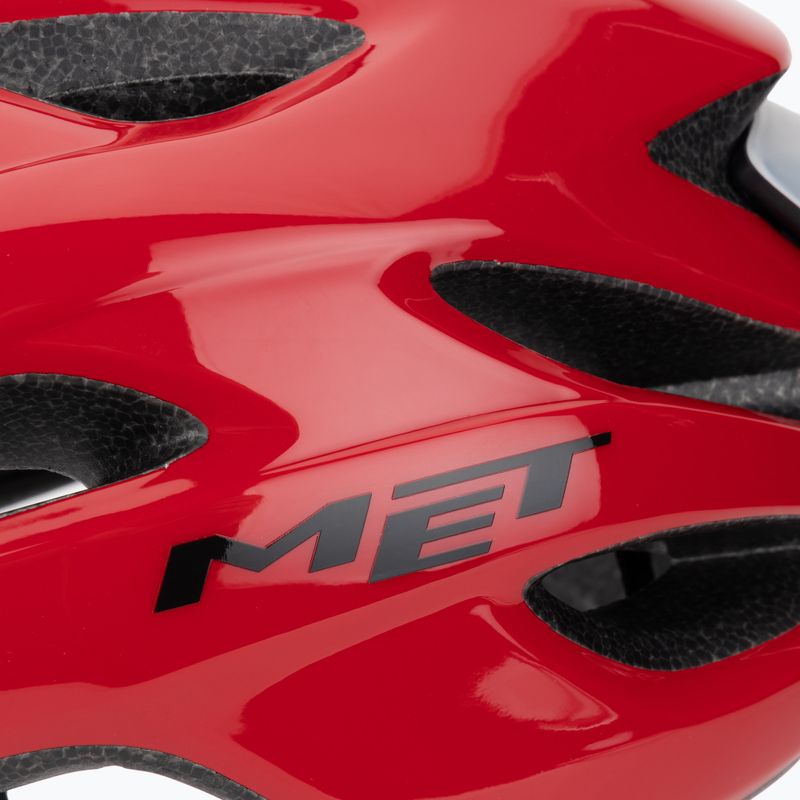 Fahrradhelm MET Crossover red matt 7