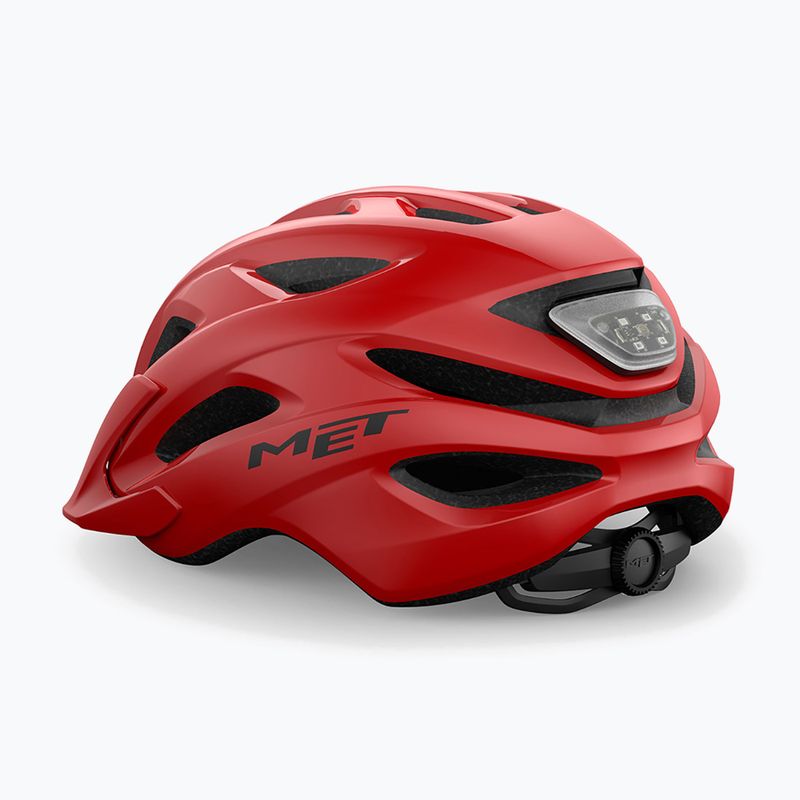Fahrradhelm MET Crossover red matt 2