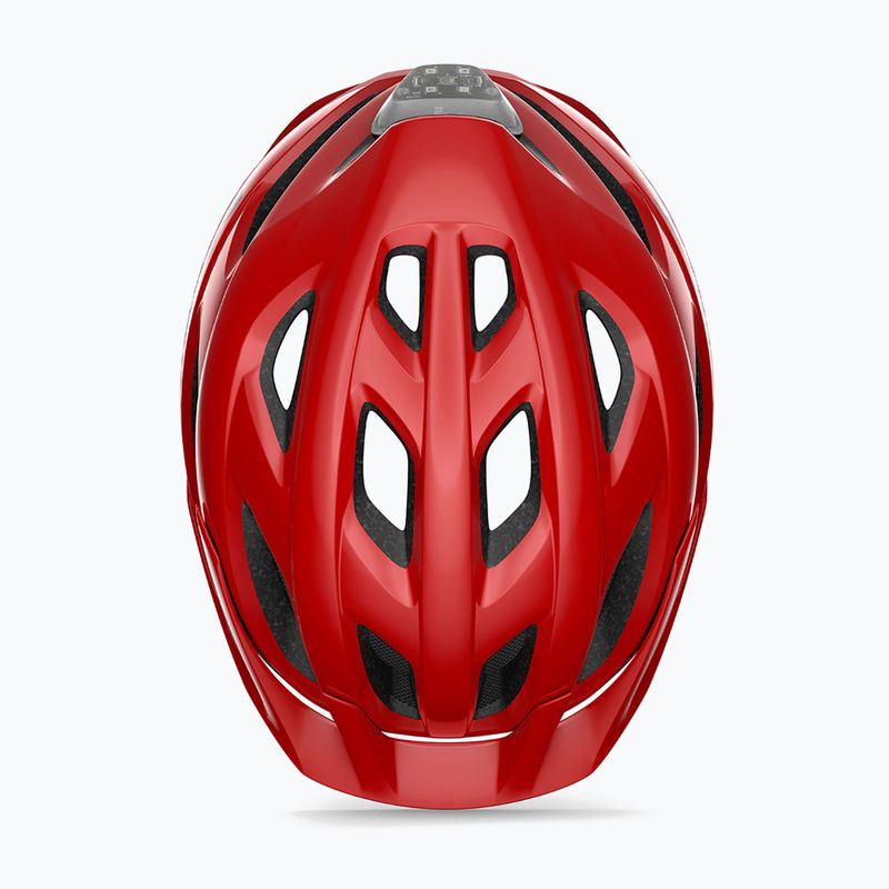 Fahrradhelm MET Crossover red matt 4