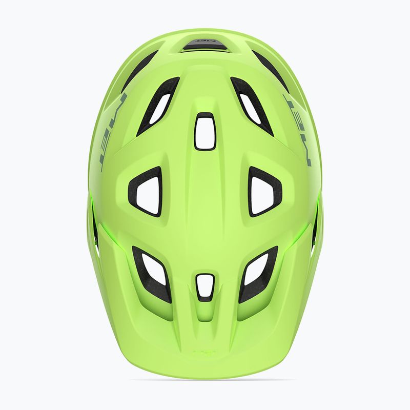 MET Eldar Limette matt Kinderfahrradhelm 4