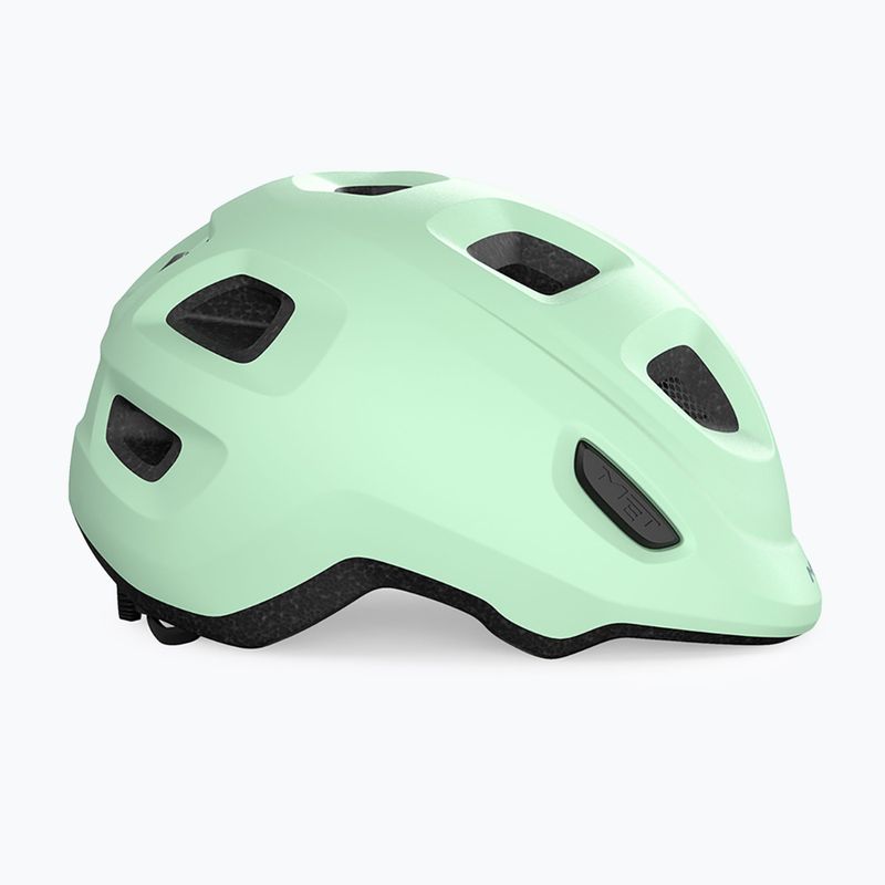 Fahrradhelm Kinder MET Hooray dusted green Matt 5