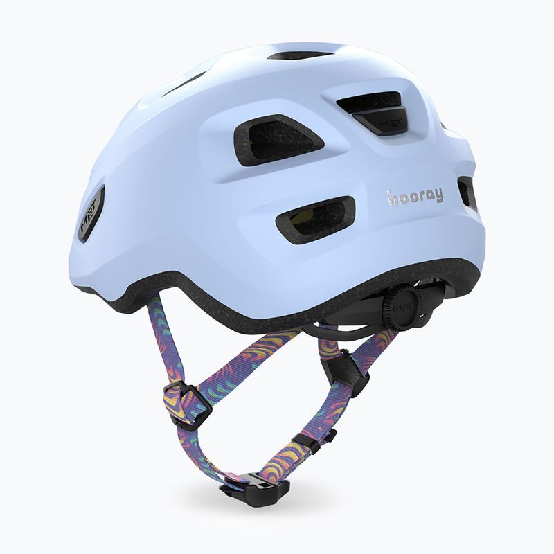 Fahrradhelm Kinder MET Hooray lilac Matt 2