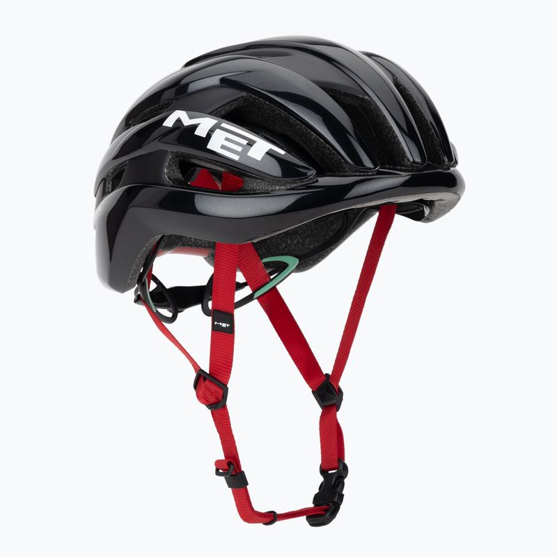 Fahrradhelm MET Trenta Mips black/red glossy