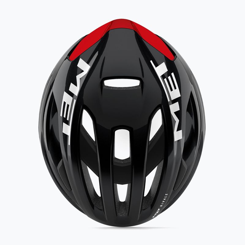 Fahrradhelm MET Rivale II Mips black/red glossy 5