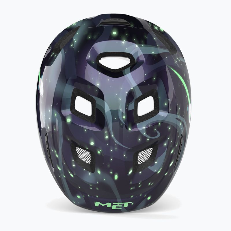 Kinder-Fahrradhelm MET Hooray space glow in the dark 5
