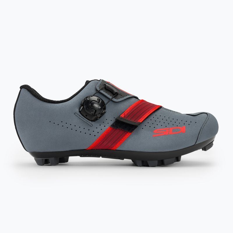 Fahrradschuhe MTB Herren Sidi MTB Aertis grey/red 2