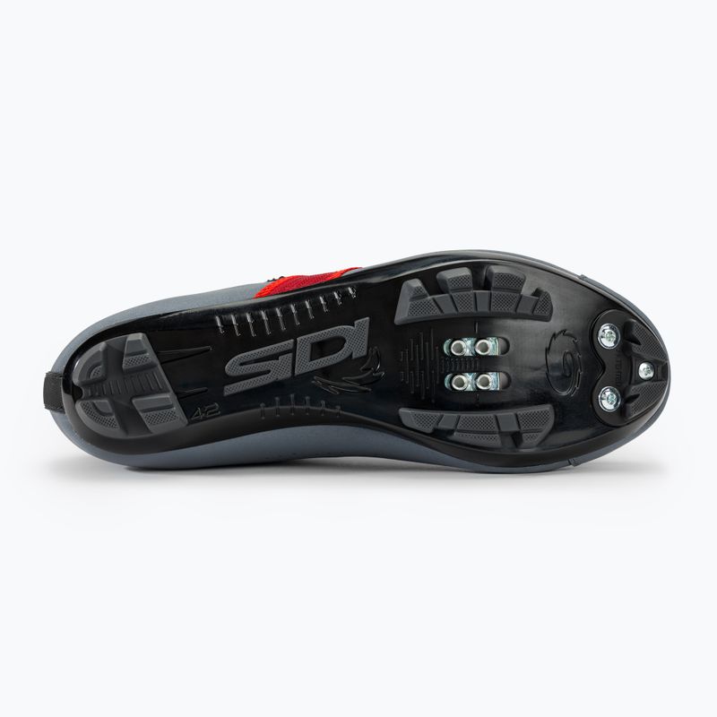 Fahrradschuhe MTB Herren Sidi MTB Aertis grey/red 4