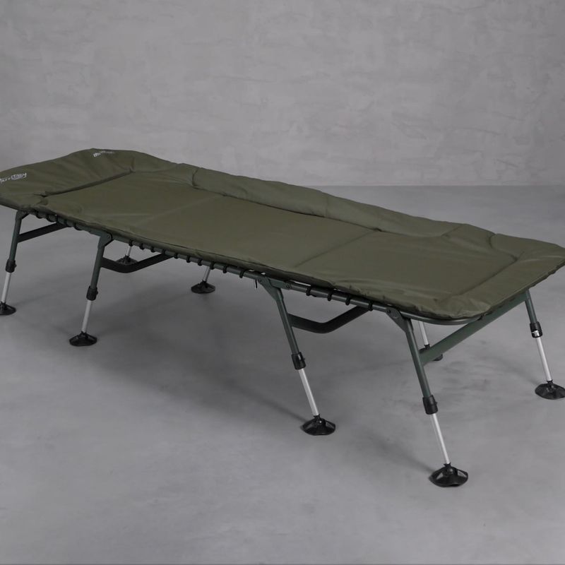 Mikado Territory Carp Bedchair 8 Beine grün IS14-BC002 5