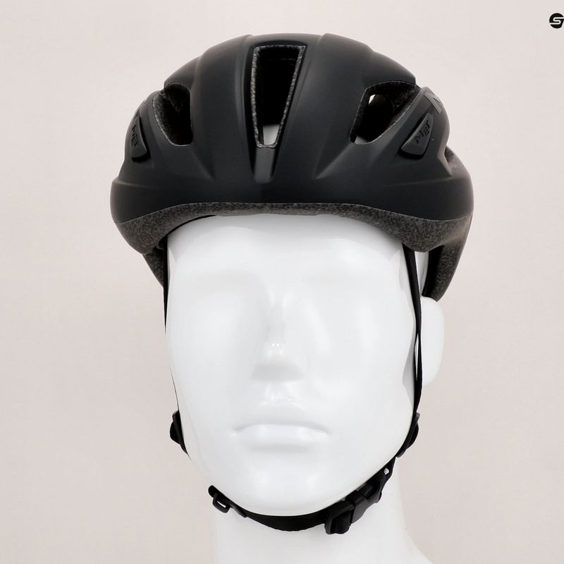 MET Strale Fahrradhelm schwarz 3HM107MONO1 11