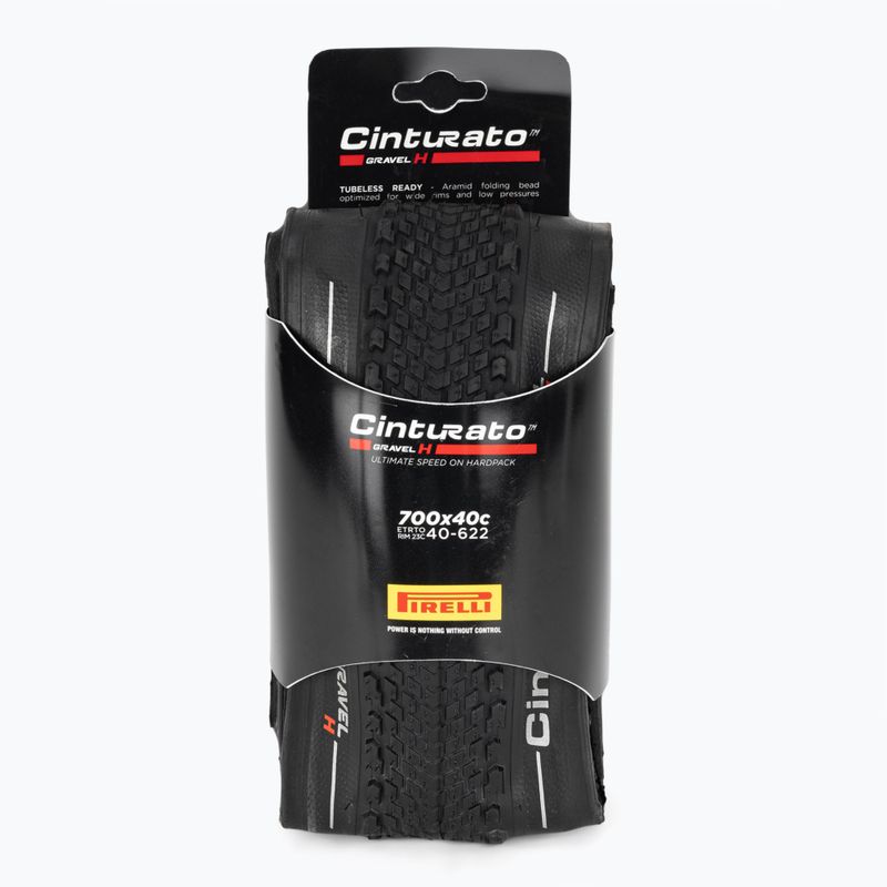 Fahrradreifen Pirelli Cinturato Gravel Hard TLR 700 x 45C black 2