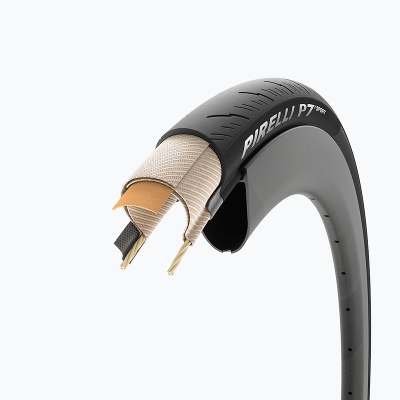 Fahrradreifen Pirelli P7 Sport 700 x 32C black 3