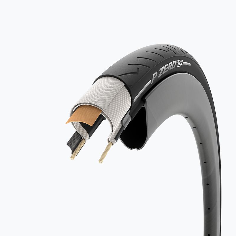 Fahrradreifen Pirelli P Zero Road TLR 700 x 32C black 4