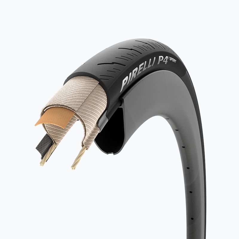 Fahrradreifen Pirelli P4 Sport 700 x 32C black 2