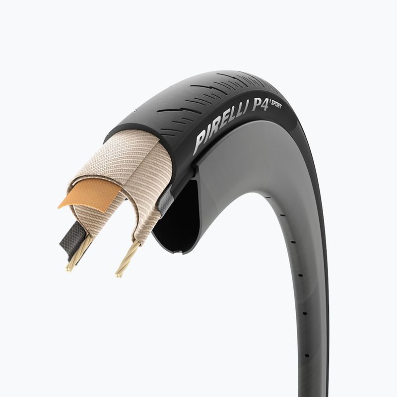 Fahrradreifen Pirelli P4 Sport 700 x 28C black 2