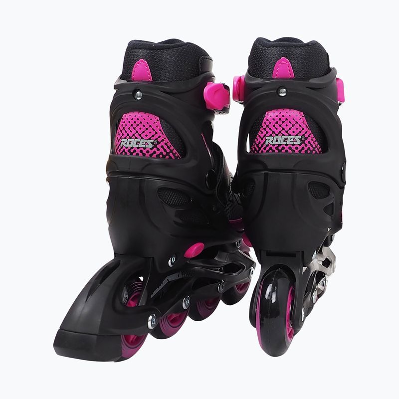 Roces Jokey X Girl Kinder Rollschuhe schwarz/rosa 3