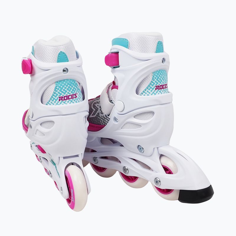 Roces Jokey X Girl Kinder Rollschuhe weiß/rosa 3
