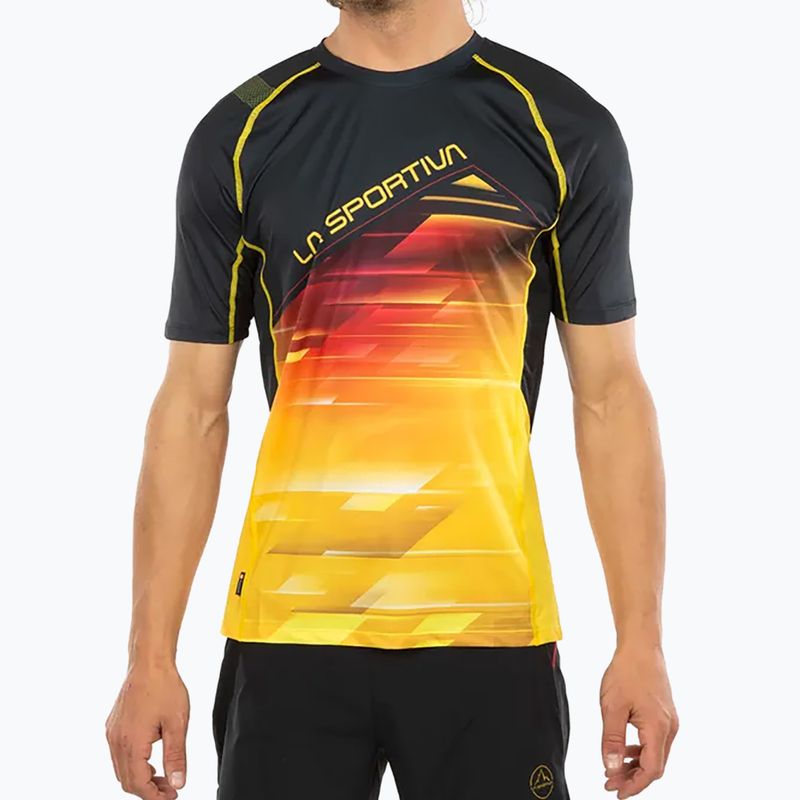 LaSportiva Wave Herren Laufshirt gelb und schwarz P42999100 3