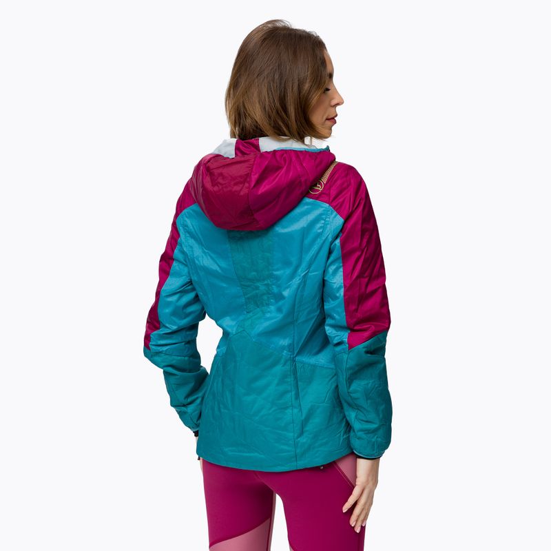 La Sportiva Across Primaloft Damen Hybrid Jacke burgund-blau Q36502624 3