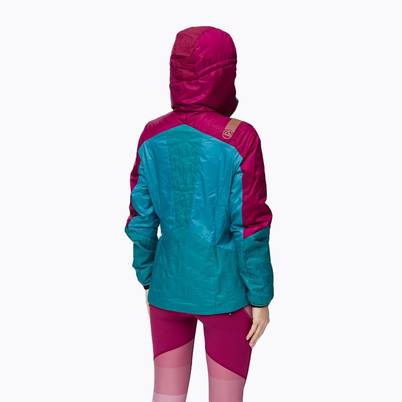 La Sportiva Across Primaloft Damen Hybrid Jacke burgund-blau Q36502624 4