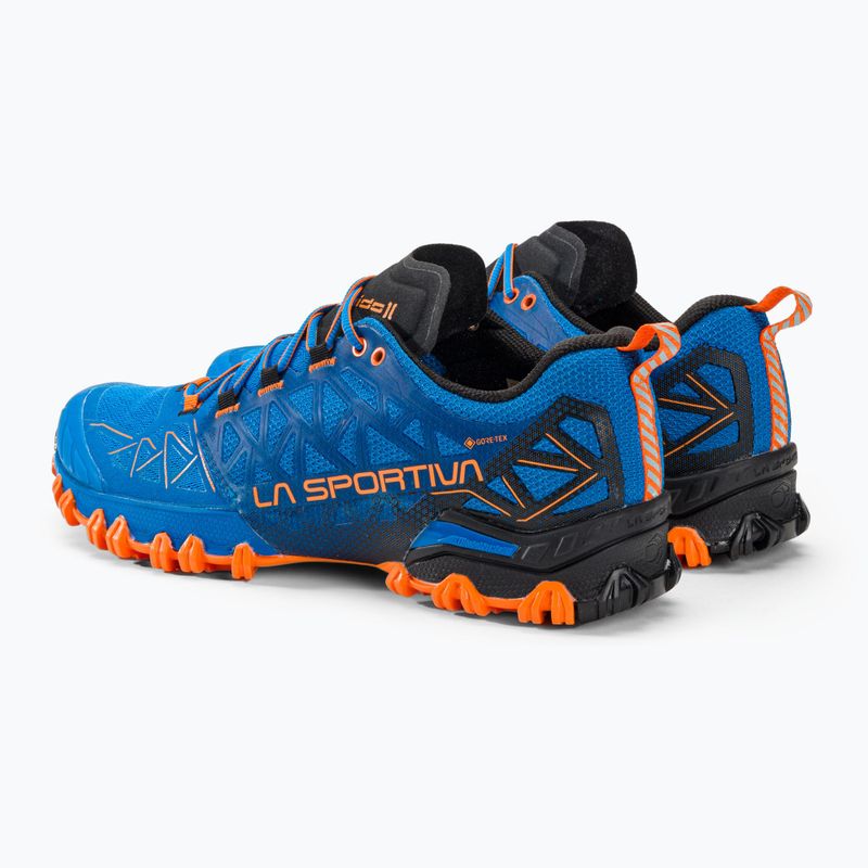 La Sportiva Bushido II GTX electric blue/tiger Herren Laufschuh 3